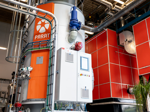 Parat electric boiler installed installed at Gørding District heating company