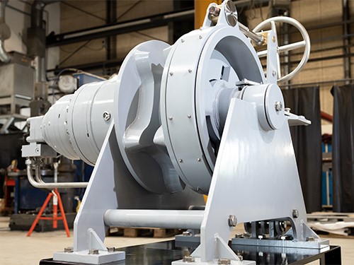 Windlass with hydraulic motor and 60 kN pull