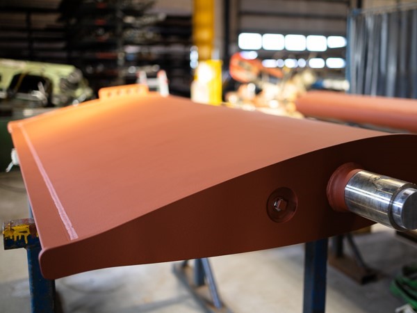 Double rudder with naca profile