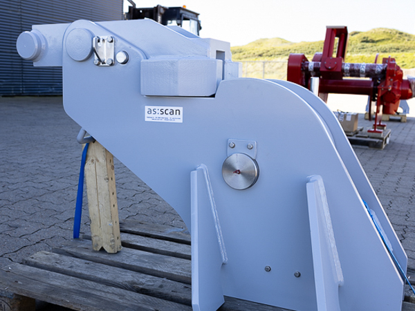 Chain stopper outside AS SCAN production site