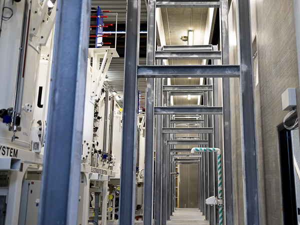 Pipe structure to carry steel pipes for PtX system