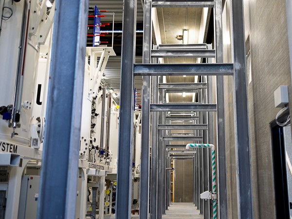 Pipe structure to carry steel pipes for PtX system