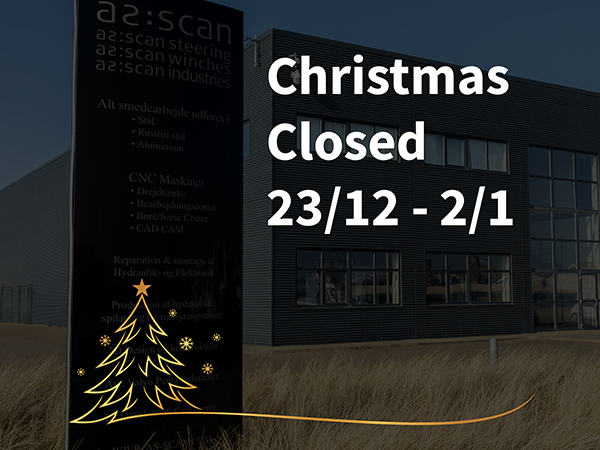 Christmas closing dates at AS SCAN