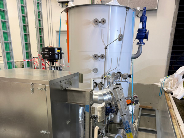 Parat compact boiler suitable for district heating projects with limited space